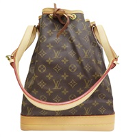 棕色 原花帆布 Noe 水桶包 肩背包【LOUIS VUITTON LV 路易威登】 M46976