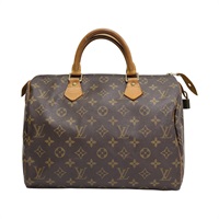 棕色 原花 帆布 SPEEDY 30 手提包 M41526 (無鑰使)【LOUIS VUITTON LV 路易威登】 M41526