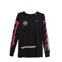 SELECTION Off-white 長袖T恤 M 黑色 棉質