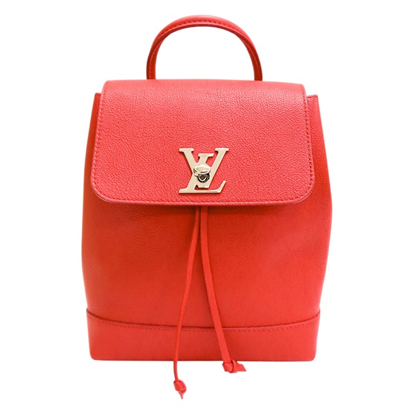 紅色 牛皮 Lockme 後背包【LOUIS VUITTON LV 路易威登】 M41818