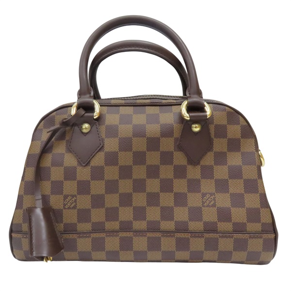 棕色 棋盤格 PVC帆布 手提包【LOUIS VUITTON LV 路易威登】 N60008
