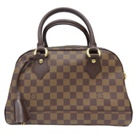 棕色 棋盤格 PVC帆布 手提包【LOUIS VUITTON LV 路易威登】 N60008