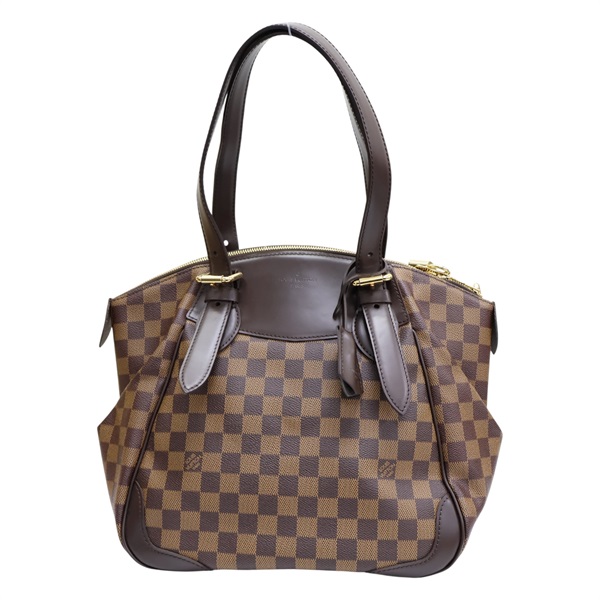 棕色 棋盤格 帆布 Verona MM 手提包 N41118【LOUIS VUITTON LV 路易威登】 N41118