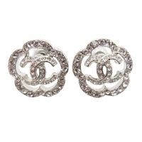水鑽 針式耳環【CHANEL 香奈兒】