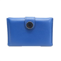 藍色 Evercolor 牛皮 R.M.S Card Holder 卡夾 名片夾 B刻 銀扣【HERMES 愛馬仕】