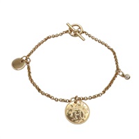 18K玫瑰金 Ex-Libris 手鍊【HERMES 愛馬仕】