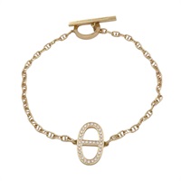 18K玫瑰金 Contour 手鍊【HERMES 愛馬仕】