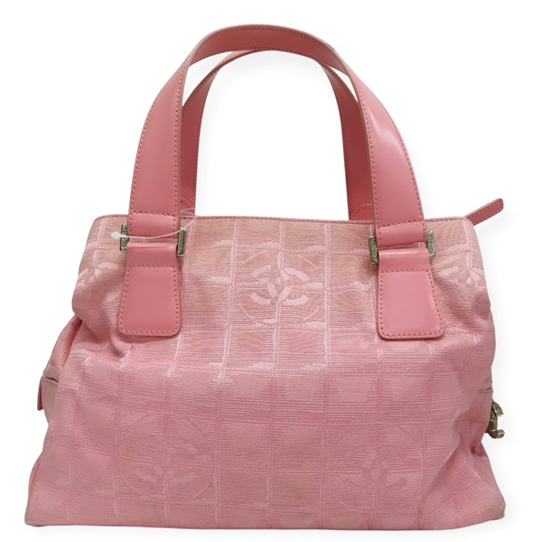 粉色 帆布 手提包【CHANEL 香奈兒】 A30916