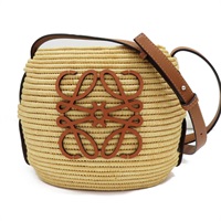 米色 草編 Beehive Basket 肩背包【LOEWE 羅威】