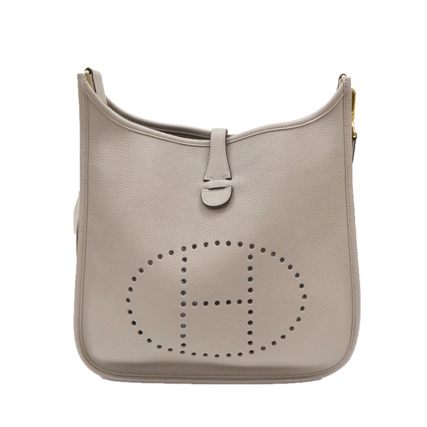 斑鳩灰色 Taurillon牛皮 Evelyne III 29 肩背包 C刻 金扣【HERMES 愛馬仕】