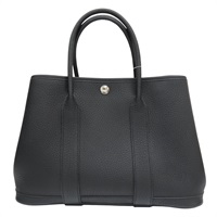 黑色 Negonda牛皮 Garden Party 30 手提包 B刻【HERMES 愛馬仕】