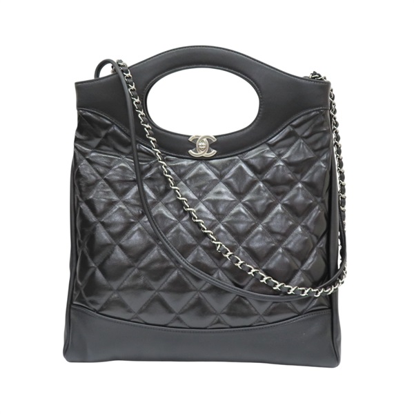 黑色 菱格紋 羊皮 31 Bag 手提包【CHANEL 香奈兒】