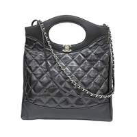 黑色 菱格紋 羊皮 31 Bag 手提包【CHANEL 香奈兒】