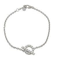 18K白金 鑽石 Finesse 手鍊【HERMES 愛馬仕】 H219410B00SH
