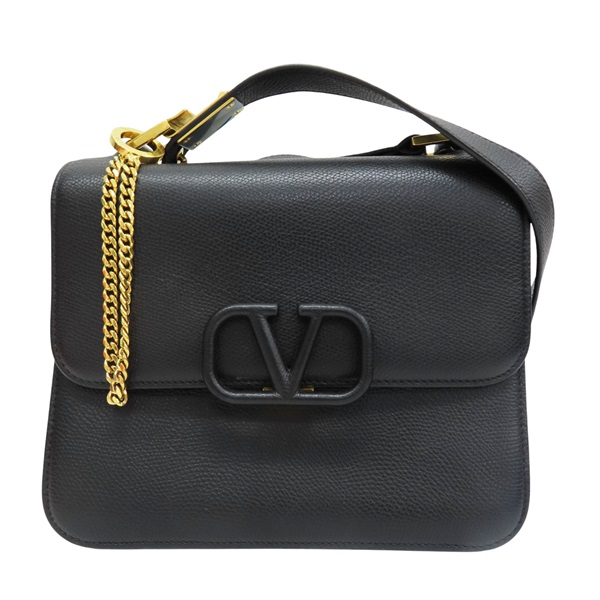 黑色 牛皮 Vsling 肩背包【VALENTINO 范倫鐵諾】