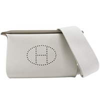 奶灰色 Togo牛皮 Videpoches 肩背包 B刻【HERMES 愛馬仕】