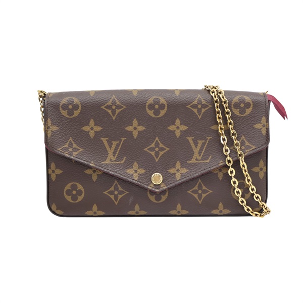棕色 原花帆布 Felicie Pochette 肩背包 M61276【LOUIS VUITTON LV 路易威登】 M61276