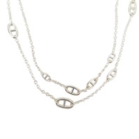 925純銀 豬鼻 Farandole 項鏈【HERMES 愛馬仕】