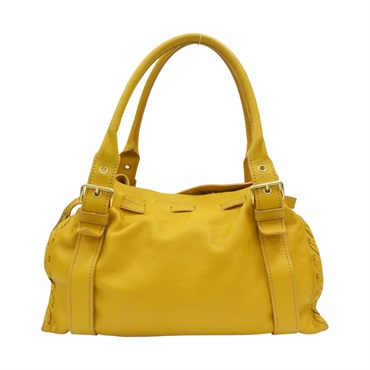 黄色 牛皮 托特包 手提包【MIU MIU 繆繆】