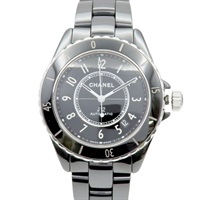黑色錶盤 陶瓷 不鏽鋼 J12 腕錶【CHANEL 香奈兒】 H5697