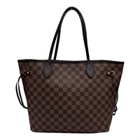 棕色 棋盤格帆布 Never full MM 手提包 N51105【LOUIS VUITTON LV 路易威登】 N51105
