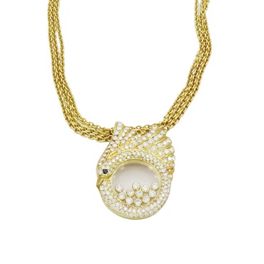 18K黃金 鑽石 Happy Diamonds 項鍊【Chopard 蕭邦】