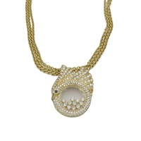 18K黃金 鑽石 Happy Diamonds 項鍊【Chopard 蕭邦】