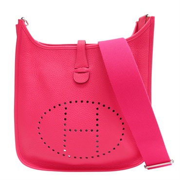 極緻粉 Clemence牛皮 Evelyne III 29 肩背包 D刻【HERMES 愛馬仕】 H056277CK