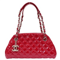 紅色 漆皮 Just Mademoiselle 肩背包【CHANEL 香奈兒】