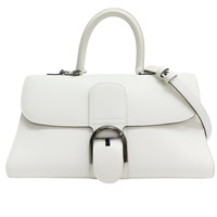 白色 牛皮 Brillant East West 兩用包【DELVAUX】