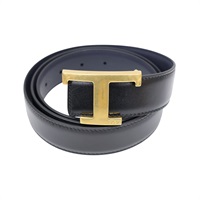 黑色牛皮 雙面 皮帶【TODS 托德斯】