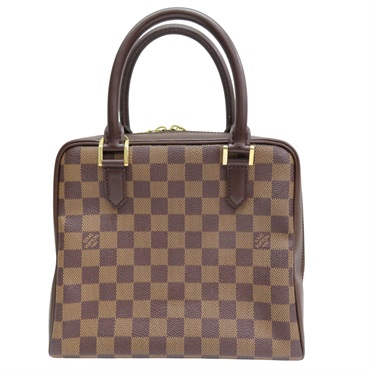 棕色 棋盤格帆布 Brera 手提包【LOUIS VUITTON LV 路易威登】 N51150