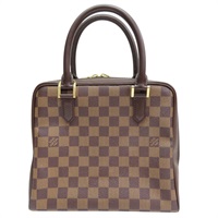 棕色 棋盤格帆布 Brera 手提包【LOUIS VUITTON LV 路易威登】 N51150