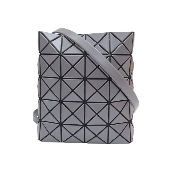 灰色 PVC 三角格 PRISM MATTE 肩背包 【BAO BAO ISSEY MIYAKE 三宅一生】  BB46AG506 BB46AG506