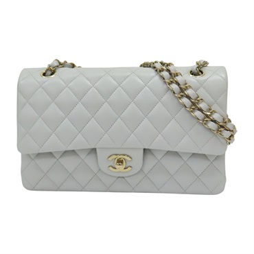 淺灰色 菱格紋 羊皮 COCO 25 肩背包 AO1112【CHANEL 香奈兒】 AO1112