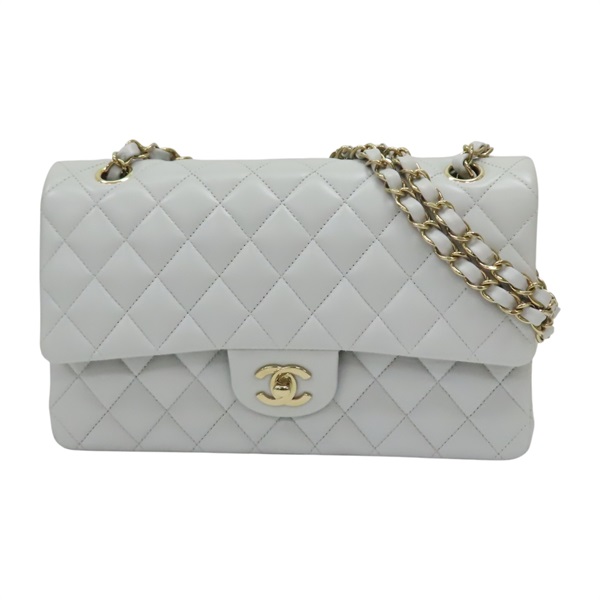 淺灰色 菱格紋 羊皮 COCO 25 肩背包 AO1112【CHANEL 香奈兒】 AO1112