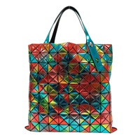 多色  PVC 三角格 OPERA 手提包 BB78-AG153【BAO BAO ISSEY MIYAKE 三宅一生】 BB78-AG153