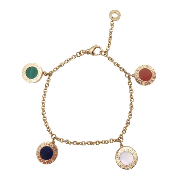 Bvlgari Bvlgari 系列 18K 玫瑰金 多彩寶石 手鍊【BVLGARI寶格麗】 352837