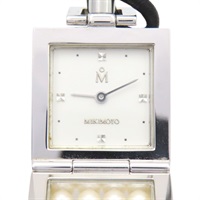 銀/白色 不鏽鋼  珍珠 吊墜 腕錶 項鍊【MIKIMOTO 御木本】 NNS-372F