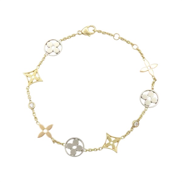 18K 三色三金 鑽石 Idylle Blossom 手鍊【LOUIS VUITTON 路易威登】 Q95286