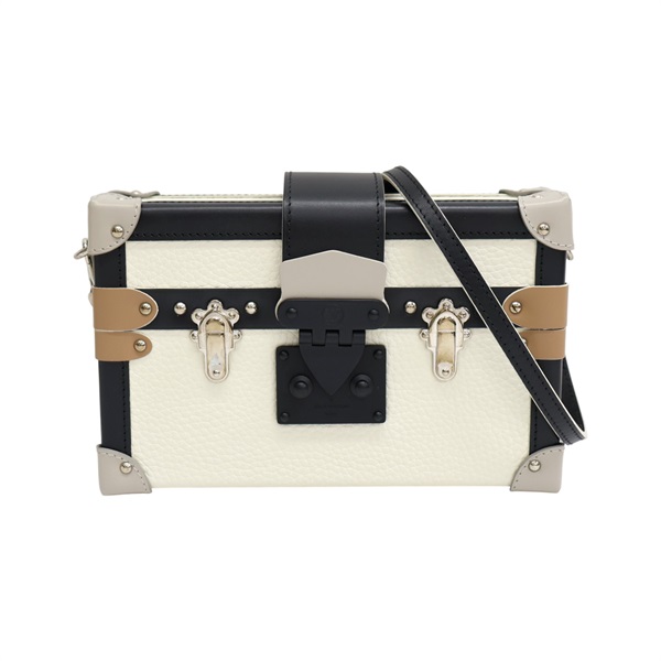 黑/白色 牛皮 PETITE MALLE 肩背包 M53786【LOUIS VUITTON LV 路易威登】 M53786