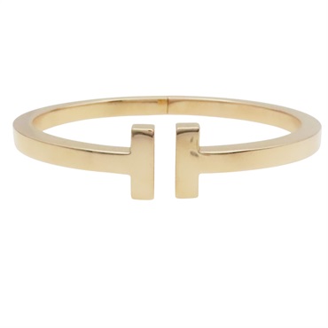 18K玫瑰金 T Square 手環【Tiffany & Co 蒂芬妮】 60010739