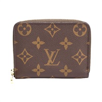棕色 原花帆布 拉鍊 零錢包 M60067【LOUIS VUITTON LV 路易威登】 M60067