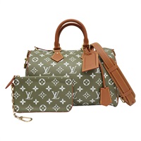 綠色牛皮 Speedy P9 Bandouliere 30 兩用包 M15241【LOUIS VUITTON LV 路易威登】 M15241