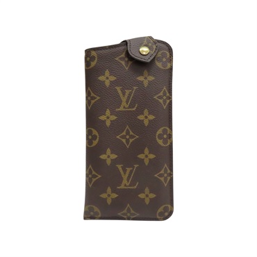 棕色 原花帆布 Etui Lunettes 眼鏡盒 M66544【LOUIS VUITTON LV 路易威登】 M66544