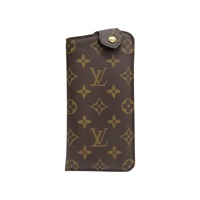 棕色 原花帆布 Etui Lunettes 眼鏡盒 M66544【LOUIS VUITTON LV 路易威登】 M66544