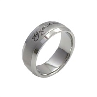 PT950 鉑金 單鑽 Signature Band 戒指【HARRY WINSTON  海瑞溫斯頓】 WBDPRD8MMHWS