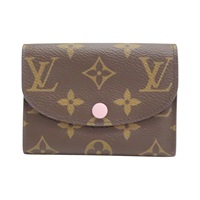 棕色 原花帆布 Rosalie Coin Purse 零錢包 刻字 M62361【LOUIS VUITTON LV 路易威登】 M62361