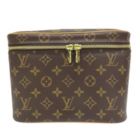 棕色 原花帆布 NICE BB 手提化妝箱【LOUIS VUITTON LV 路易威登】 M42265
