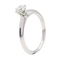 Solitaire 鉑金 0.27ct單鑽 戒指【Tiffany & Co 蒂芬妮】